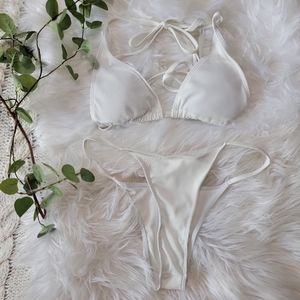 New Shein White Bikini
